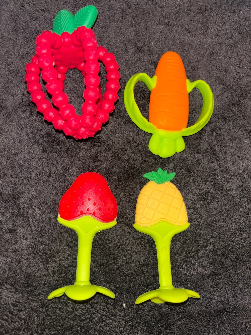 teething toys set of 4